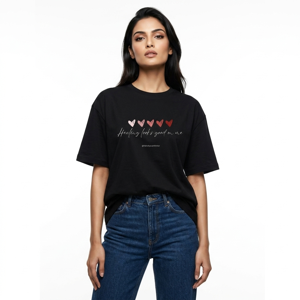 Healing Looks Good On Me — Oversized Statement Tee