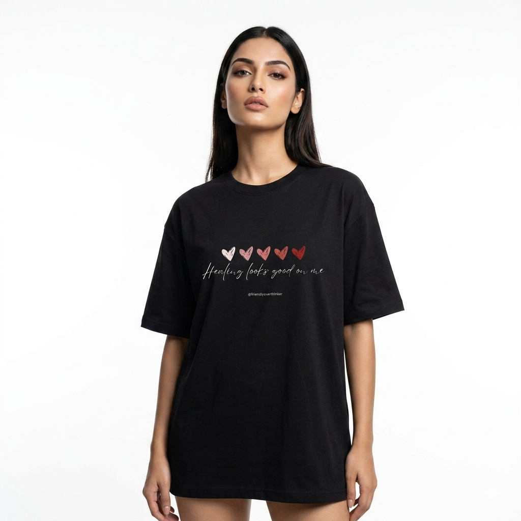 Healing Looks Good On Me — Oversized Statement Tee