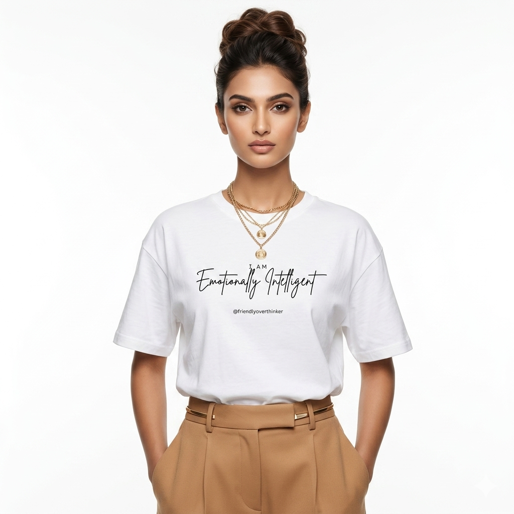 I Am Emotionally Intelligent — Oversized Statement Tee