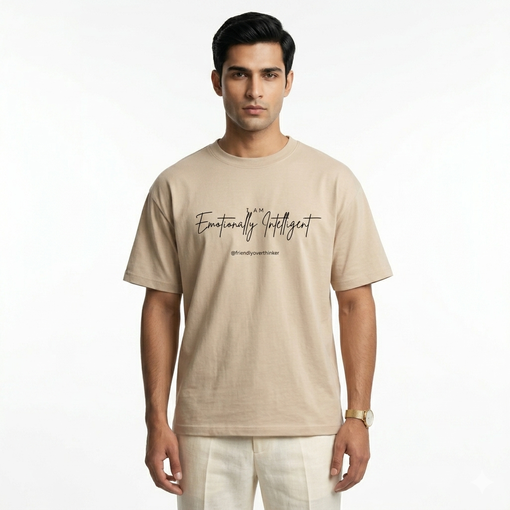 I Am Emotionally Intelligent — Oversized Statement Tee