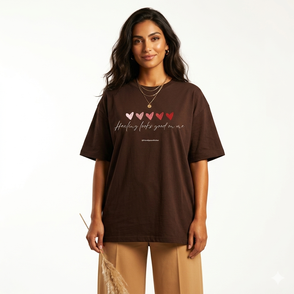 Healing Looks Good On Me — Oversized Statement Tee
