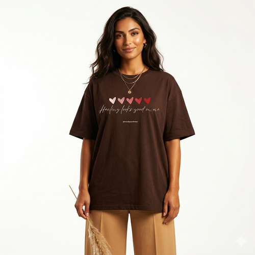 Healing Looks Good On Me — Oversized Statement Tee