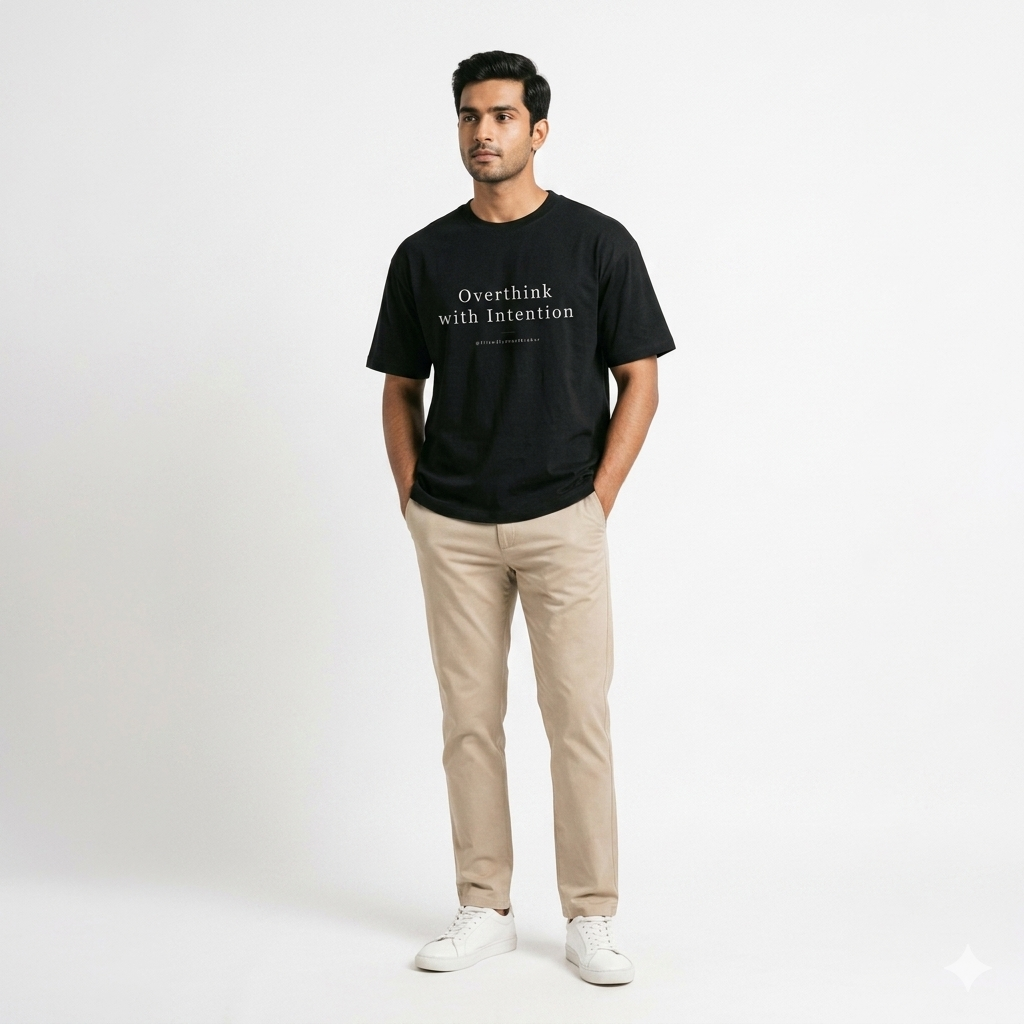 Overthink with Intention — Unisex Statement Tee