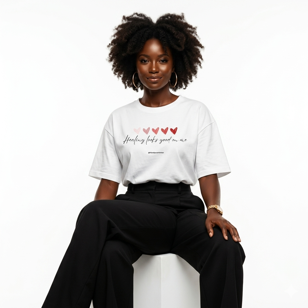 Healing Looks Good On Me — Oversized Statement Tee