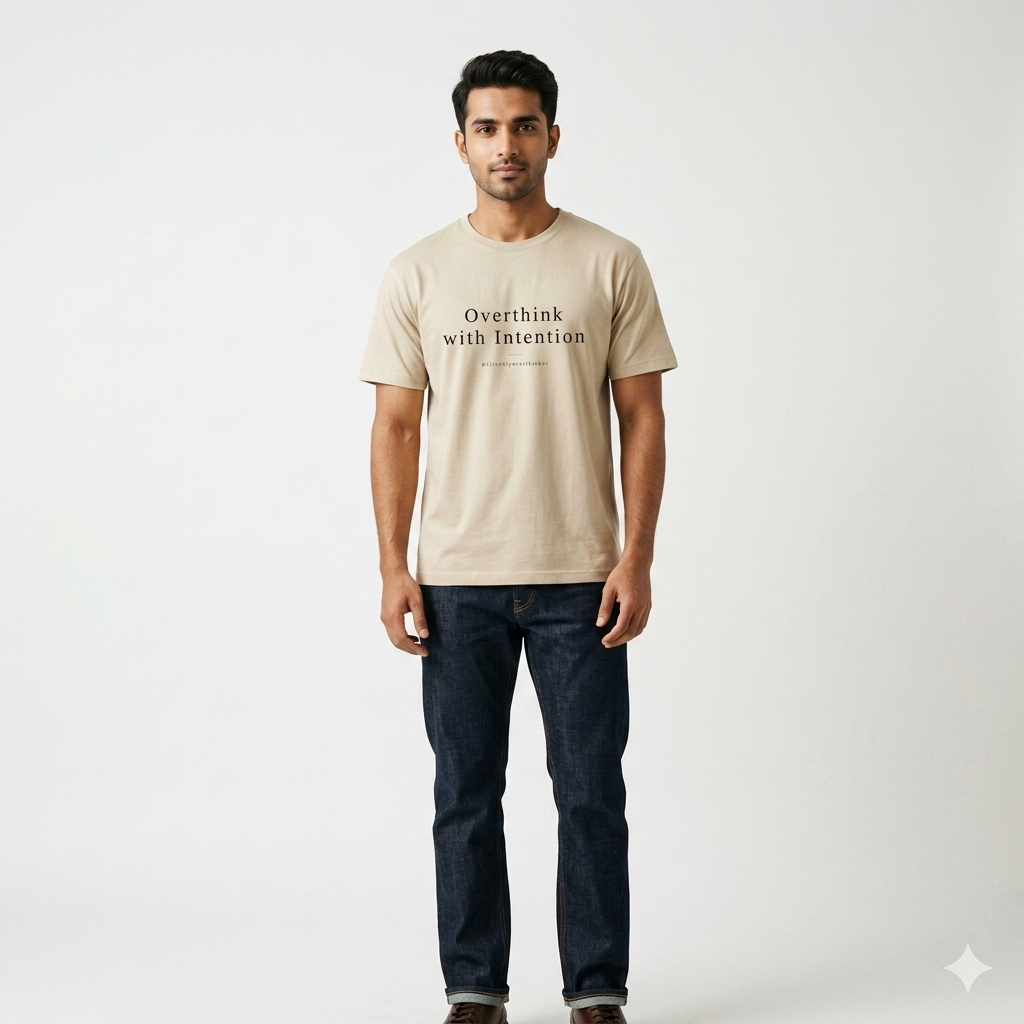 Overthink with Intention — Unisex Statement Tee