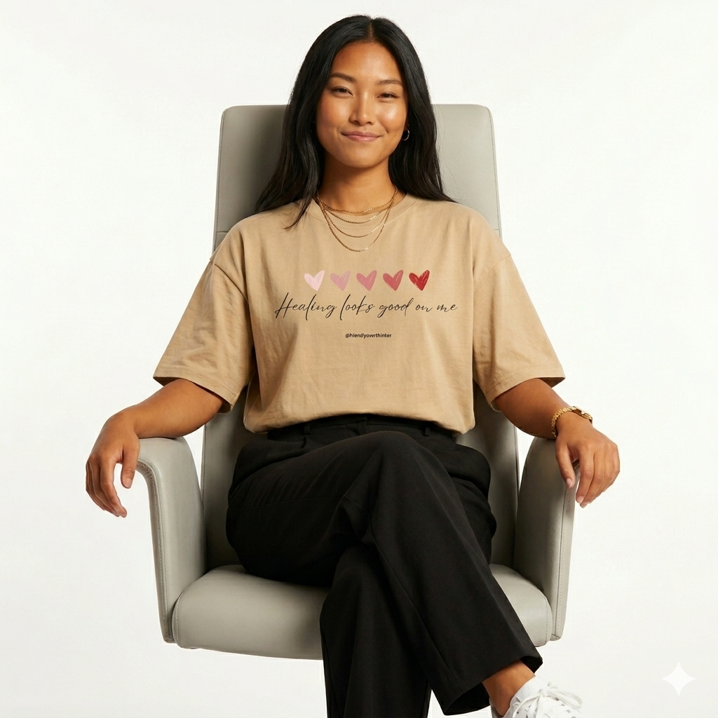Healing Looks Good On Me — Oversized Statement Tee