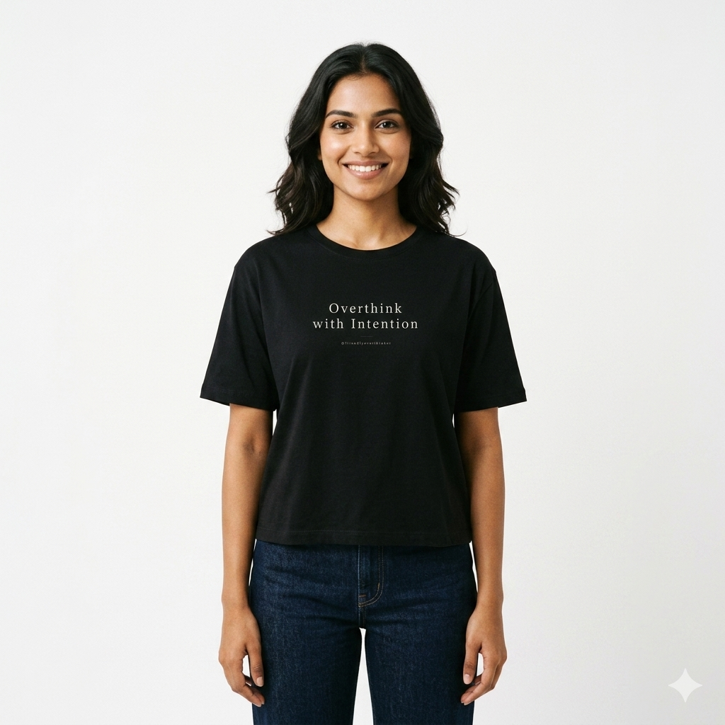 Overthink with Intention — Unisex Statement Tee