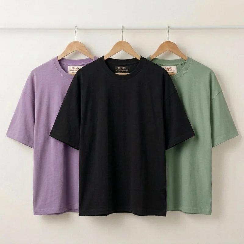 The Basics — Solid Oversized Tee