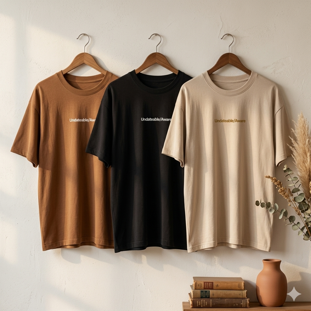 Undateable/Aware — Oversized Statement Tee
