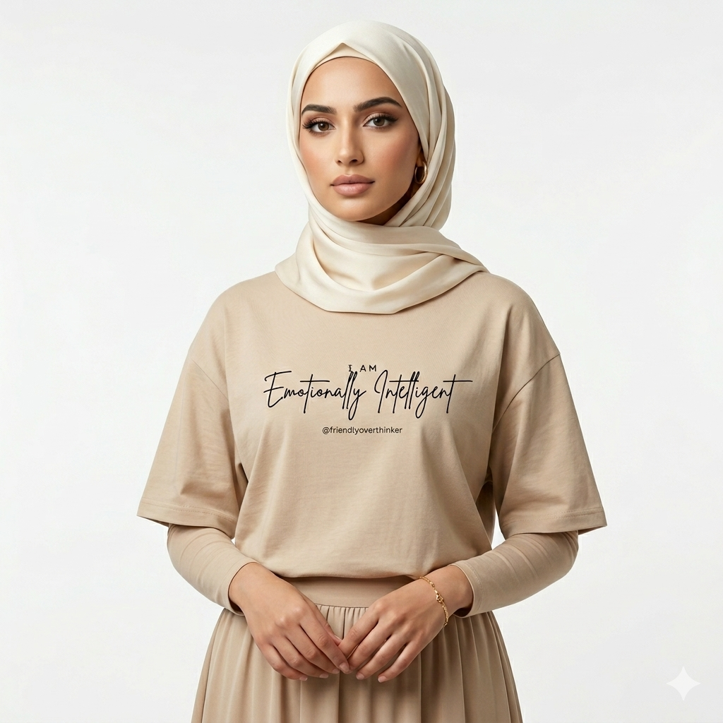 I Am Emotionally Intelligent — Oversized Statement Tee