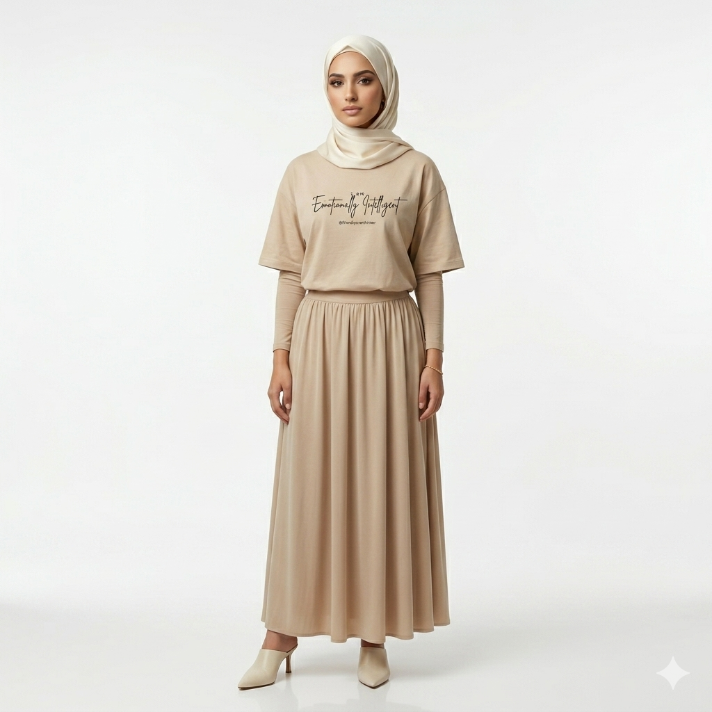 I Am Emotionally Intelligent — Oversized Statement Tee