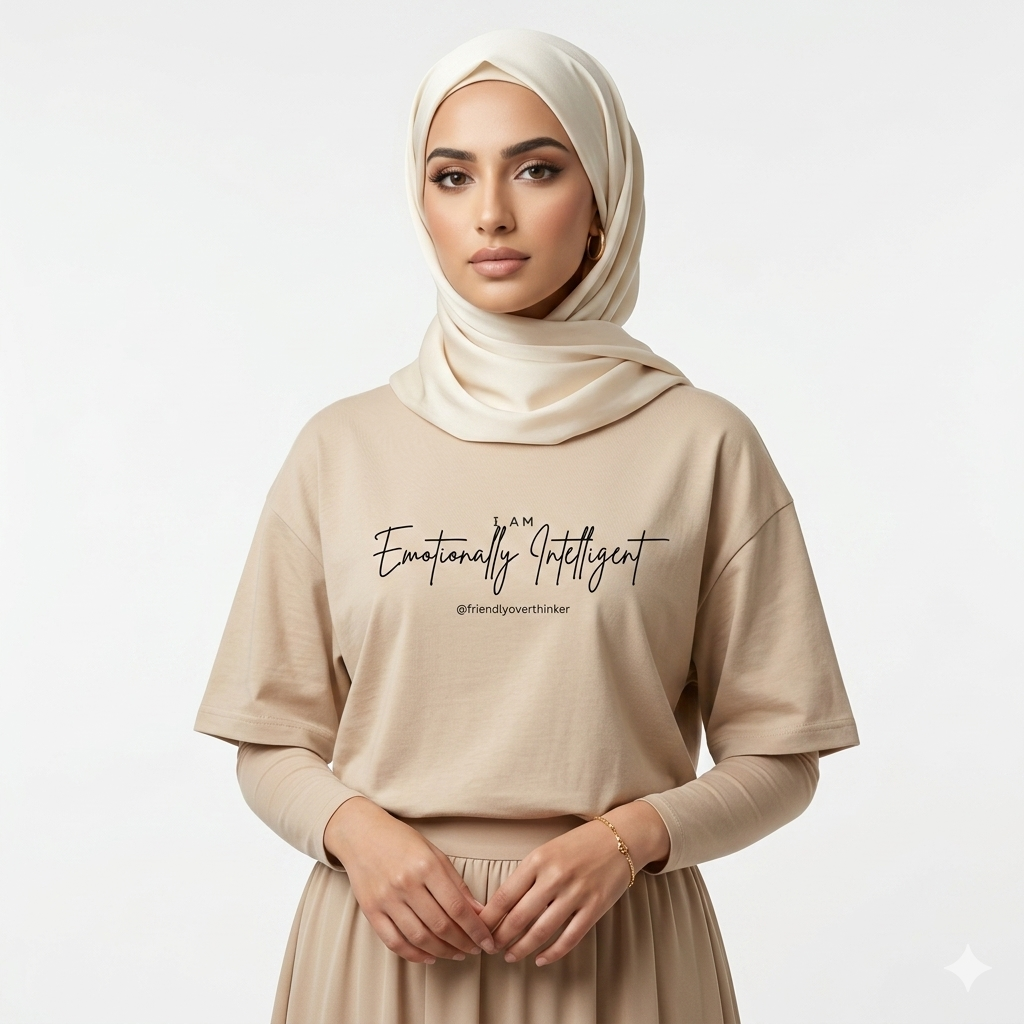 I Am Emotionally Intelligent — Oversized Statement Tee